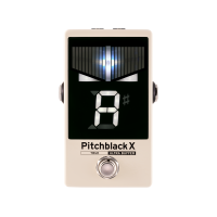 Afinador de pedal Korg Pitchblack-X CR crema | Precisión y estilo