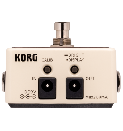 Afinador de pedal Korg Pitchblack-X CR crema | Precisión y estilo