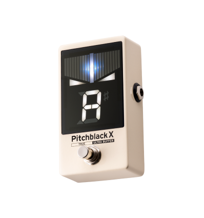 Afinador de pedal Korg Pitchblack-X CR crema | Precisión y estilo