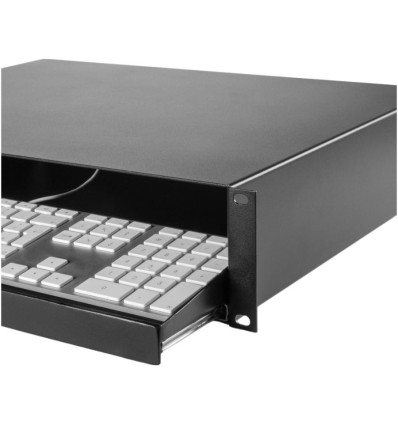 Adam Hall Rack Box 02 Keyboard - Bandeja teclado 2U.