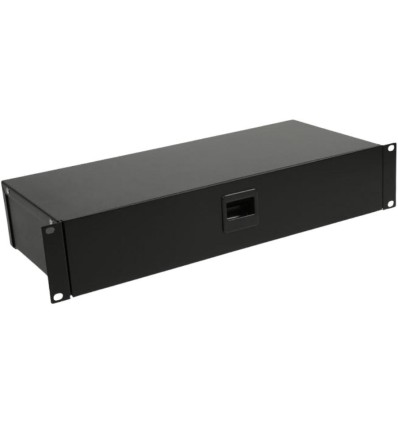 Adam Hall Rack Box 02 Snap Lock - Caja metálica 2U.