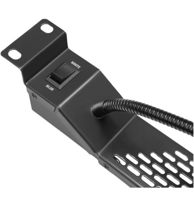 Adam Hall Rack Light 01 GN - Luz LED blanca y azul 1U.