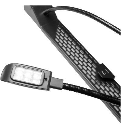 Adam Hall Rack Light 01 GN - Luz LED blanca y azul 1U.