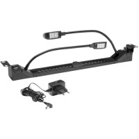 Adam Hall Rack Light 01 GN - Luz LED blanca y azul 1U.