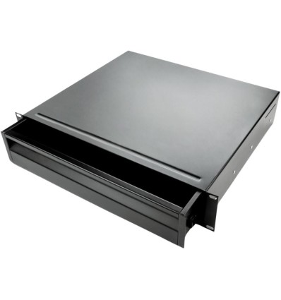 Adam Hall Rack Drawer 02 - Cajón de acero 2U con cerradura.