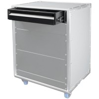 Adam Hall Rack Drawer 02 - Cajón de acero 2U con cerradura.