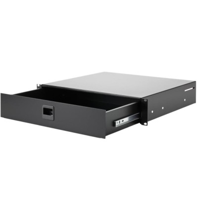 Adam Hall Rack Drawer 02 ECO - Cajón de acero 2U económico.