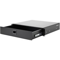 Adam Hall Rack Drawer 02 ECO - Cajón de acero 2U económico.