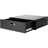 Adam Hall Rack Drawer 03 - Cajón de acero 3U con cerradura.