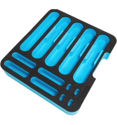 Adam Hall Rack Inlay 02 Microphone - Inserto de espuma para rack 2U.