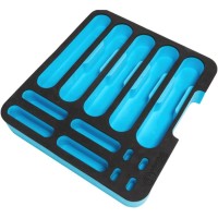 Adam Hall Rack Inlay 02 Microphone - Inserto de espuma para rack 2U.