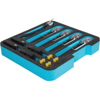 Adam Hall Rack Inlay 02 Microphone - Inserto de espuma para rack 2U.