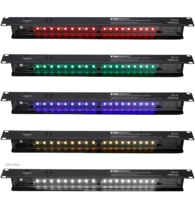 Adam Hall Rack Light 01 SMART MC - Luz LED multicolor inteligente 1U.