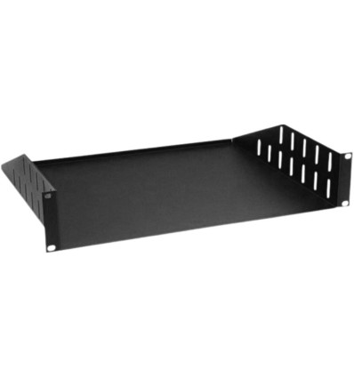 Bandeja Adam Hall Rack Tray 02 para racks de 19 pulgadas y 2U.