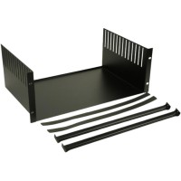 Bandeja Adam Hall Rack Tray 03 Clamp para racks de 19 pulgadas y 3U.