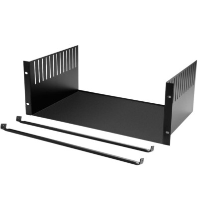 Bandeja Adam Hall Rack Tray 04 Clamp para racks de 19 pulgadas y 4U.