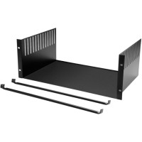 Bandeja Adam Hall Rack Tray 04 Clamp para racks de 19 pulgadas y 4U.