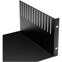 Bandeja Adam Hall Rack Tray 04 Clamp para racks de 19 pulgadas y 4U.