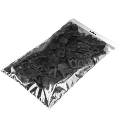 Clip Adam Hall MIDI CLIP BLK M50 AH - Resistente, reutilizable y fácil