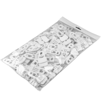 Clip Adam Hall MIDI CLIP WHI M50 AH - Resistente y reutilizable.