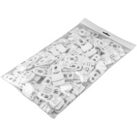 Clip Adam Hall MIDI CLIP WHI M50 AH - Resistente y reutilizable. Clip Adam Hall MIDI CLIP WHI M50 AH - Resistente y reutilizable.