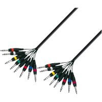Cable multicore Adam Hall 3 Star Loom 8 VV 0500 - 8 canales, 5 metros.