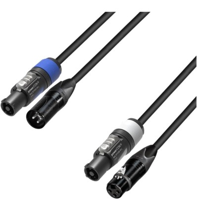 Adam Hall Cables 5 STAR H PCON A 1000 – Cable híbrido 10m