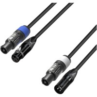 Adam Hall Cables 5 STAR H PCON D 0500 – Cable híbrido DMX 5m