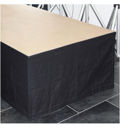 Falda de escenario Adam Hall Stage Skirt 300 2x0.8 - Algodón ignífugo