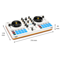 Hercules DJControl Mix Ultra - Controlador DJ inalámbrico revolucionar