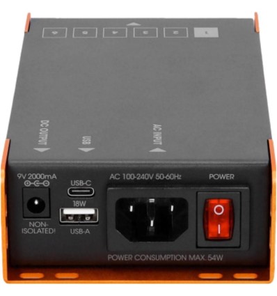 Palmer PWT 06 IEC - Fuente de alimentación para pedaleras con USB