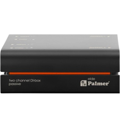Palmer RIVER elde - Caja DI pasiva de 2 canales para DJ