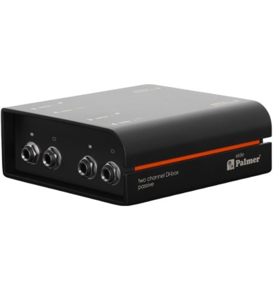 Palmer RIVER elde - Caja DI pasiva de 2 canales para DJ