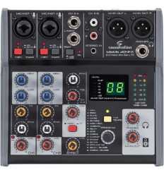 SOUNDSATION MIOMIX 204FX - Mesa de mezclas con efectos digitales