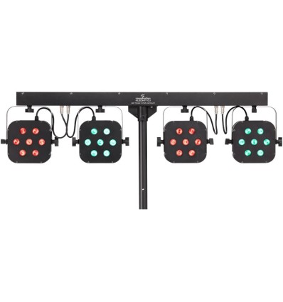 SOUNDSATION 4LEDKIT-DJ – Kit de iluminación LED portátil