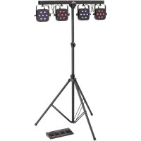 SOUNDSATION 4LEDKIT-DJ – Kit de iluminación LED portátil