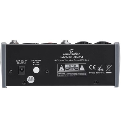 SOUNDSATION MIOMIX 202M – Mesa de mezclas 4 canales