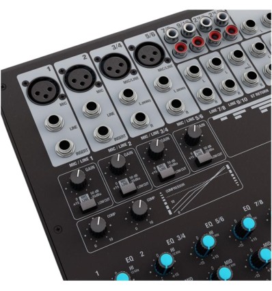 LD Systems VIBZ 10 C - Mesa de mezclas 10 canales con compresor