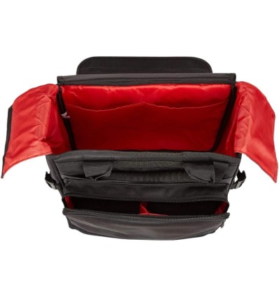 Magma LP Bag 40 II Black/Red - Bolsa para vinilos de 12"
