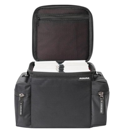 Magma 45 Record-Bag 100 Black/Bordeaux - Bolsa para 100 vinilos de 7"