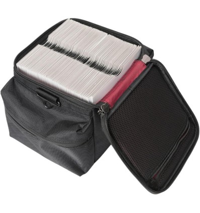 Magma 45 Record-Bag 100 Black/Bordeaux - Bolsa para 100 vinilos de 7"