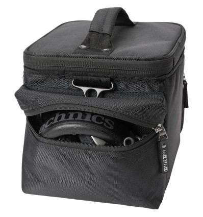 Magma 45 Record-Bag 100 Black/Bordeaux - Bolsa para 100 vinilos de 7"