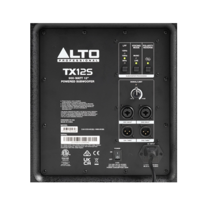 Alto TX12S – Subwoofer activo 12″ 900 W con DSP