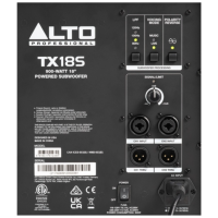 Alto TX18S – Subwoofer activo 18" 900 W con DSP Alto TX18S – Subwoofer activo 18" 900 W con DSP