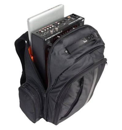 UDG Ultimate Backpack Black/Orange - Mochila Profesional para DJs