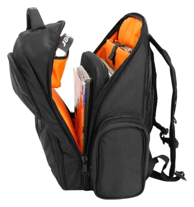UDG Ultimate Backpack Black/Orange - Mochila Profesional para DJs