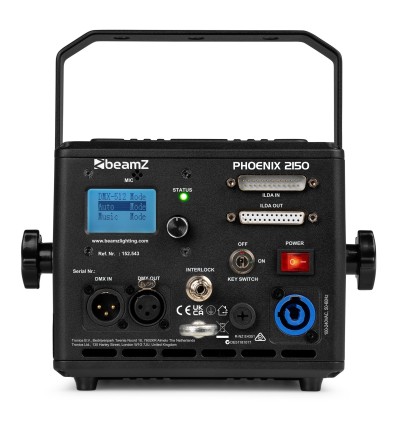 BeamZ Phoenix 2150 - Proyector Láser RGB de 2W para DJs y Eventos