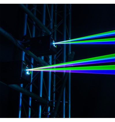 BeamZ Phoenix 5000 - Proyector Láser RGB de 5W para DJs y Eventos