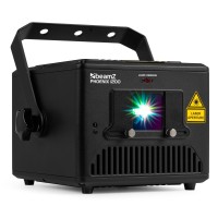 BeamZ Phoenix 1200 - Proyector Láser RGB de 1W para DJs y Eventos
