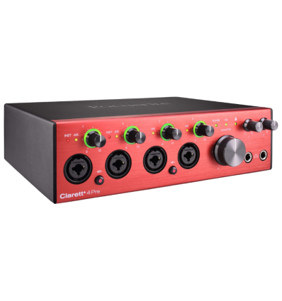 Focusrite Clarett+ 4Pre – Interfaz de Audio USB Profesional